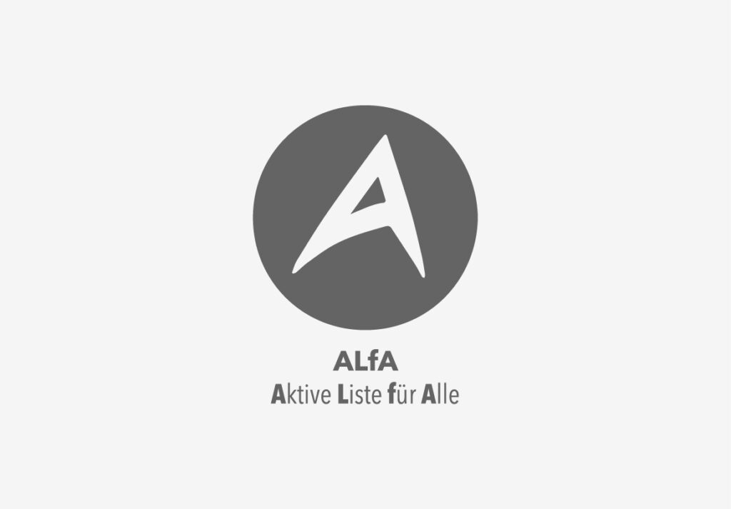 Kundenreferenz: ALfA Aktive Liste für Alle – Gestaltung & Druck
