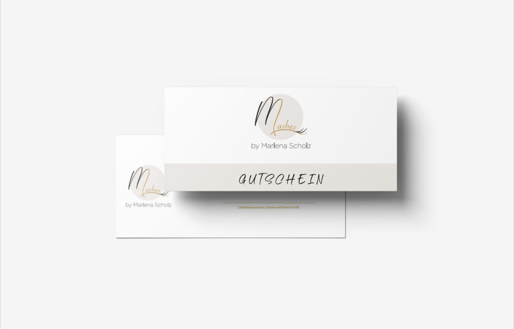 Referenzbild - Gutscheinkarten von Marli Lashes